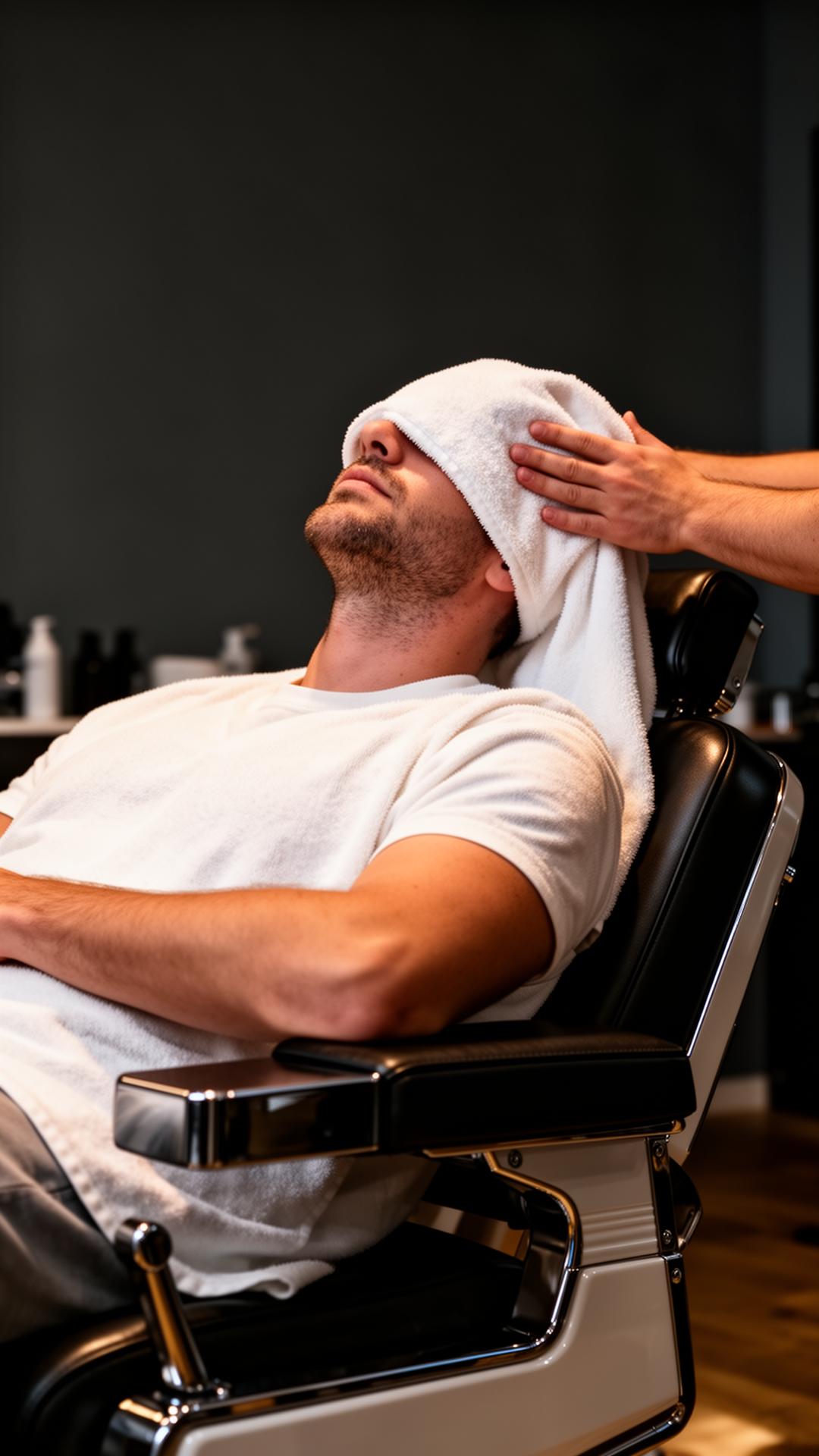 Hot towel treatment